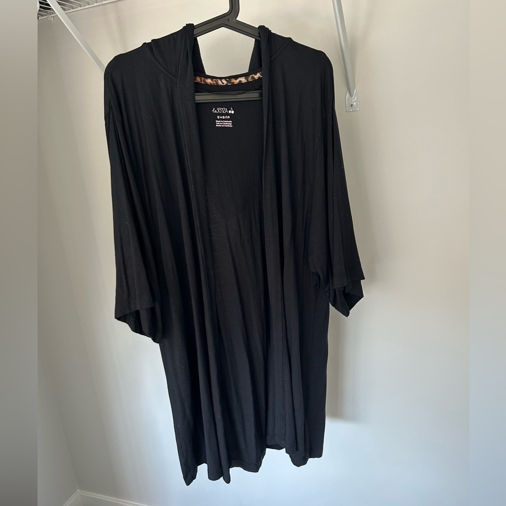🧡5/$25🧡La SENZA Black Robe-NO WRAPPING TIE